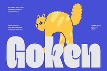 Goken - Bold Font