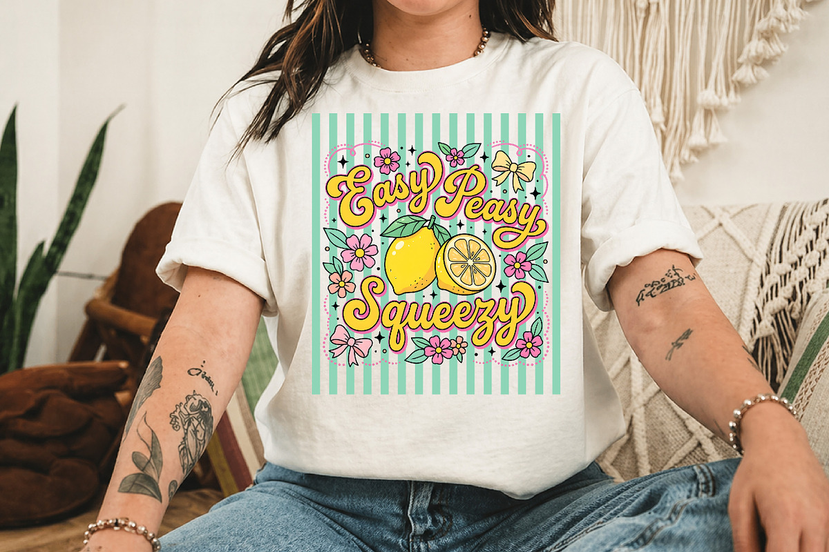 Easy Peasy Squeezy Lemon and Orange, a Person Illustration by Libby Wishes (Photo 3 of 3)