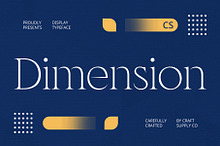 CS Dimension – Elegant Font