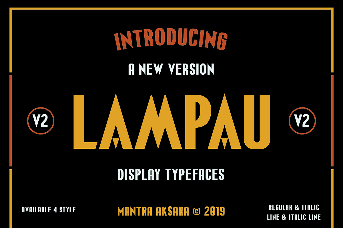 Lampau Font