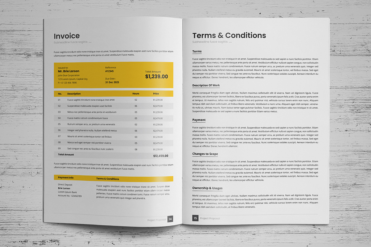 Project Business Proposal v6, a Brochure Template by Miyaji75 (Photo 10 of 18)