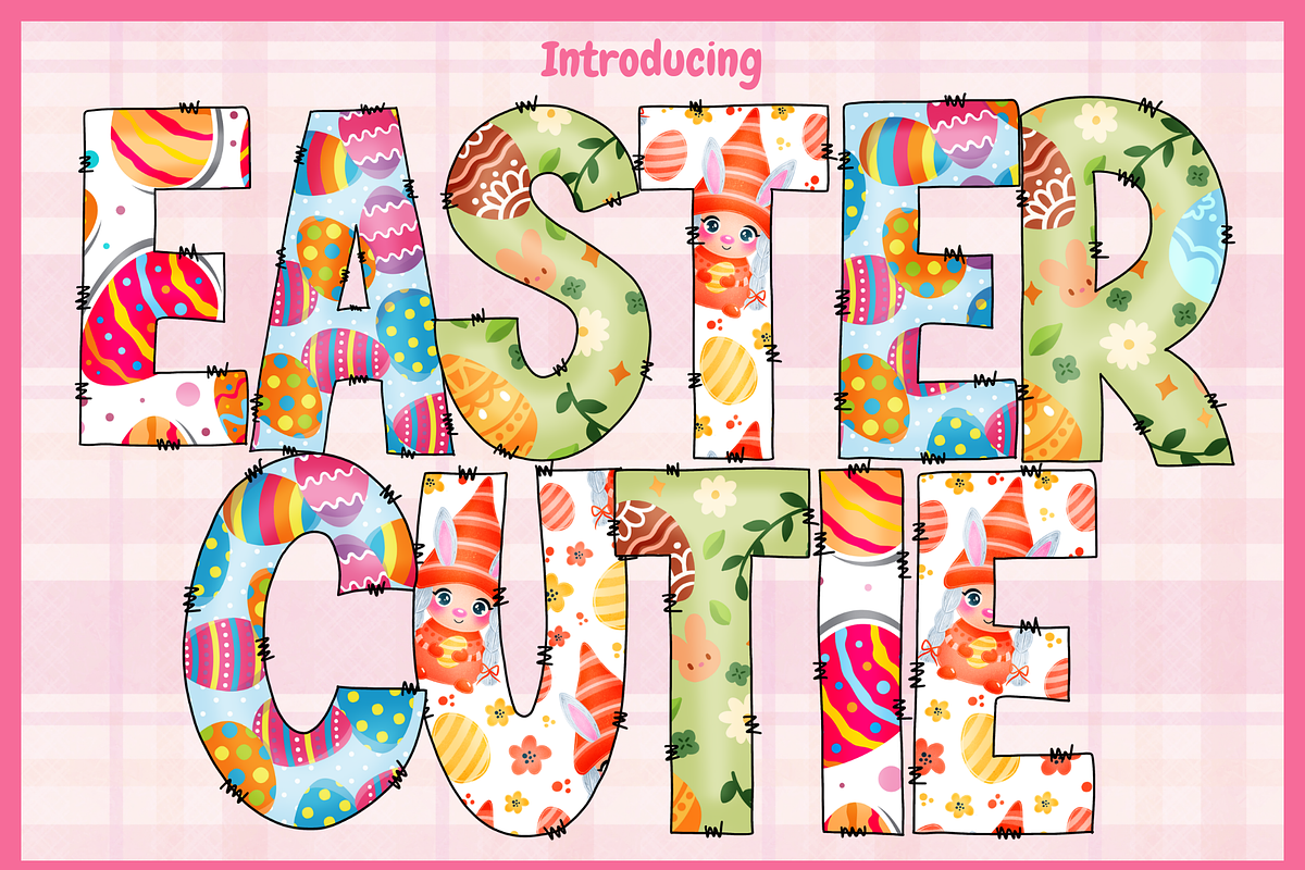 Easter Cutie-PNG fonts, a Font by It me digital art (Photo 1 of 8)