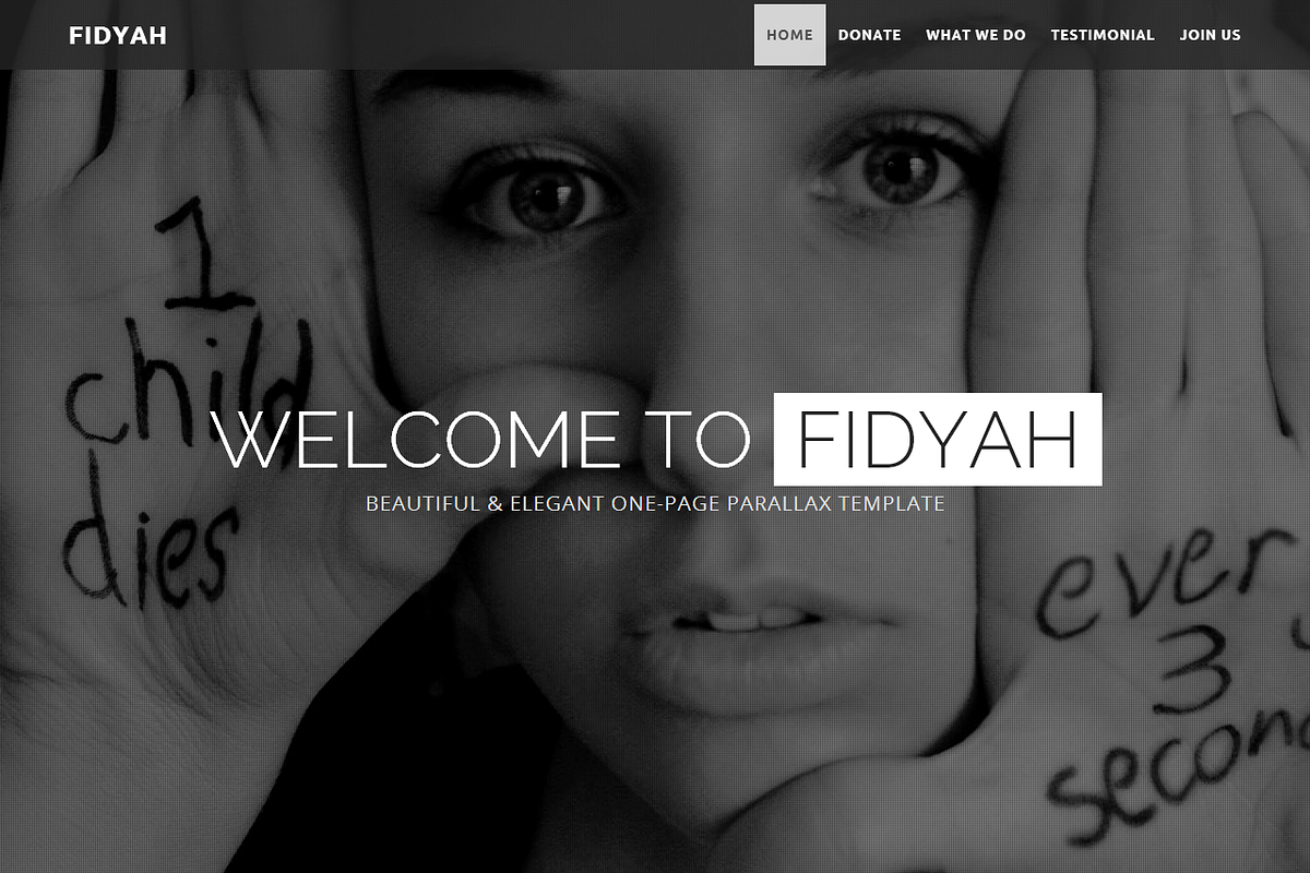 Fidyah - Charity Donation Theme, a Bootstrap Template by dewitech (Photo 2 of 3)