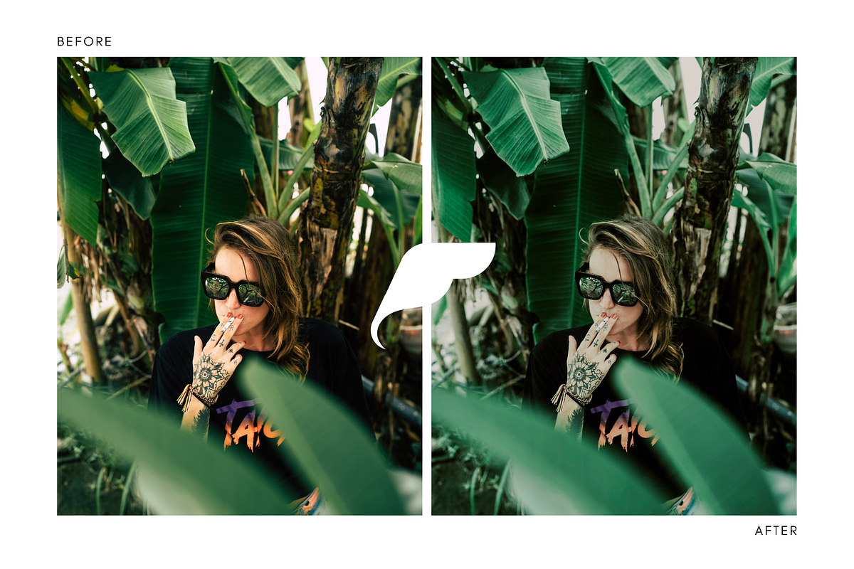 Tropical Lightroom Presets Instagram, an Action Add-On by Filtercrave (Photo 3 of 9)