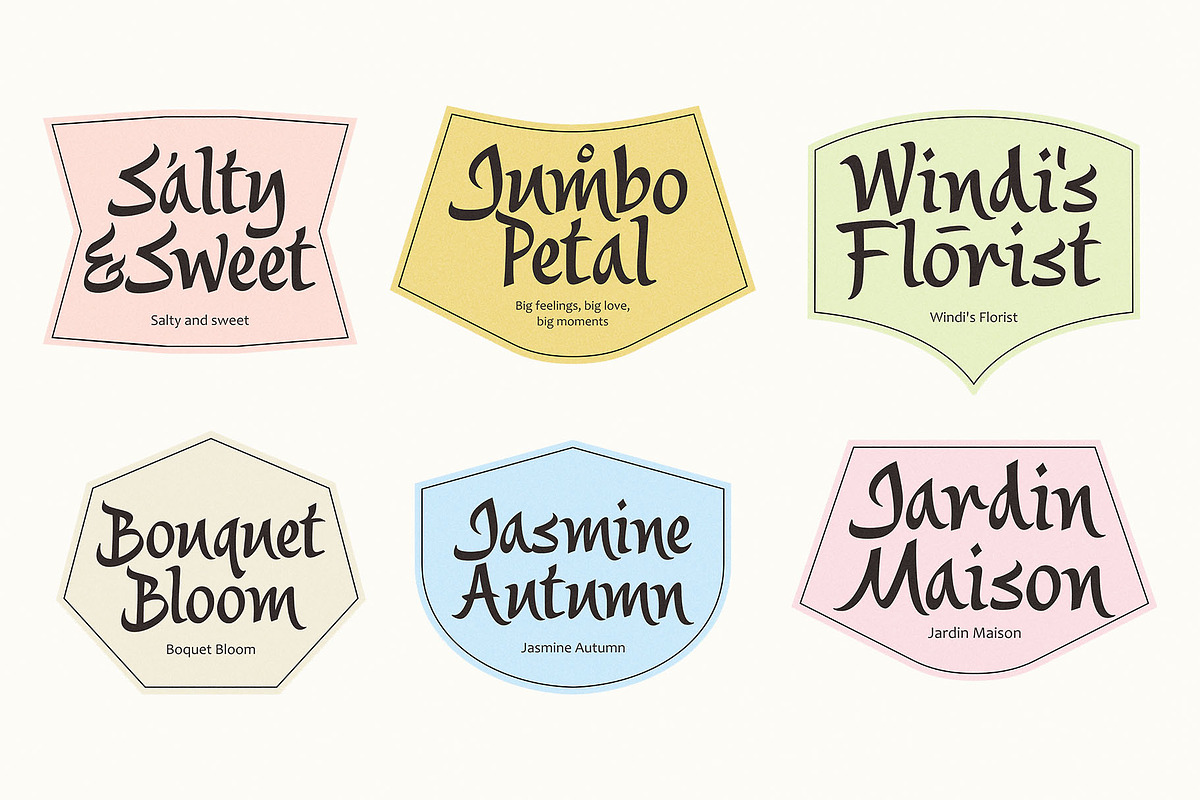 Saltza – A Decorative Handcrafted, a Handwritten Font by Four Lines Std. (Photo 2 of 11)