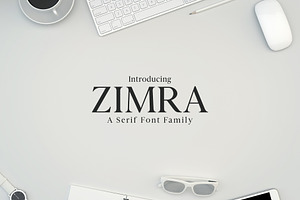 Zimra Serif Fonts Family Pack