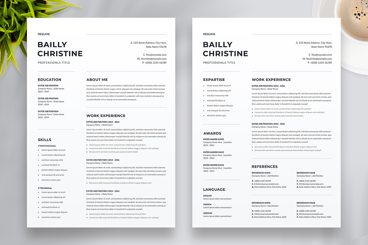 Resume / CV, a Resume Template by Aspect_Studio (Photo 3 of 5)