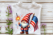 4th Of July gnomes Sublimation Clipa, an Illustration by Rose Art (Thumbnail 3 of 7)