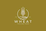 Wheat Logo Farm Field Grain, a Branding & Logo Template by Signatoro (Thumbnail 3 of 3)