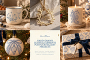 Coastal Christmas Illustration Kit, a Seasonal Illustration by KetteCreate (Thumbnail 3 of 21)