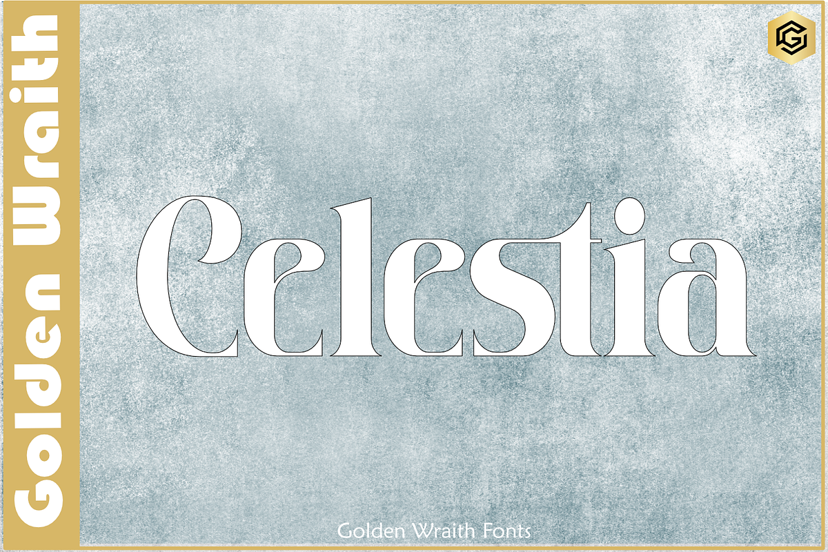 Celestia Font, a Serif Font by Golden Wraith