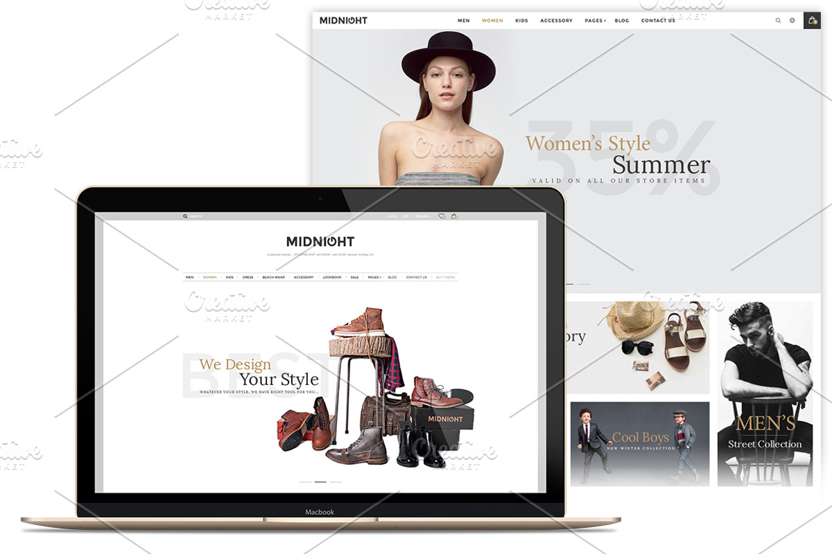 MidNight - Fashion eCommerce PSD, a Websites & App Template by EngoCreative.com (Photo 2 of 5)