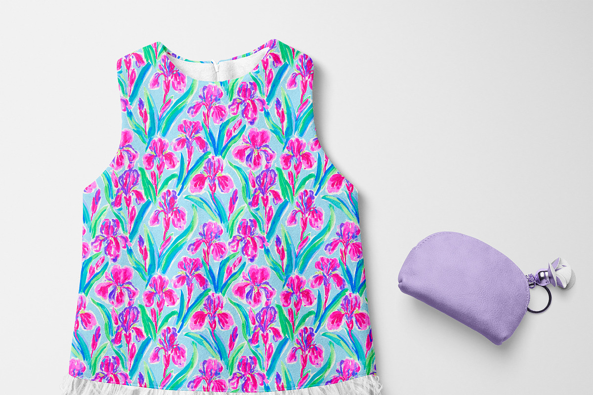 Seamless Floral Patterns, a Pattern Graphic by The Preppy Artist (Photo 8 of 11)