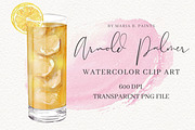 Watercolor Cocktail Illustration Set, an Illustration by Maria B. Paints (Thumbnail 6 of 33)