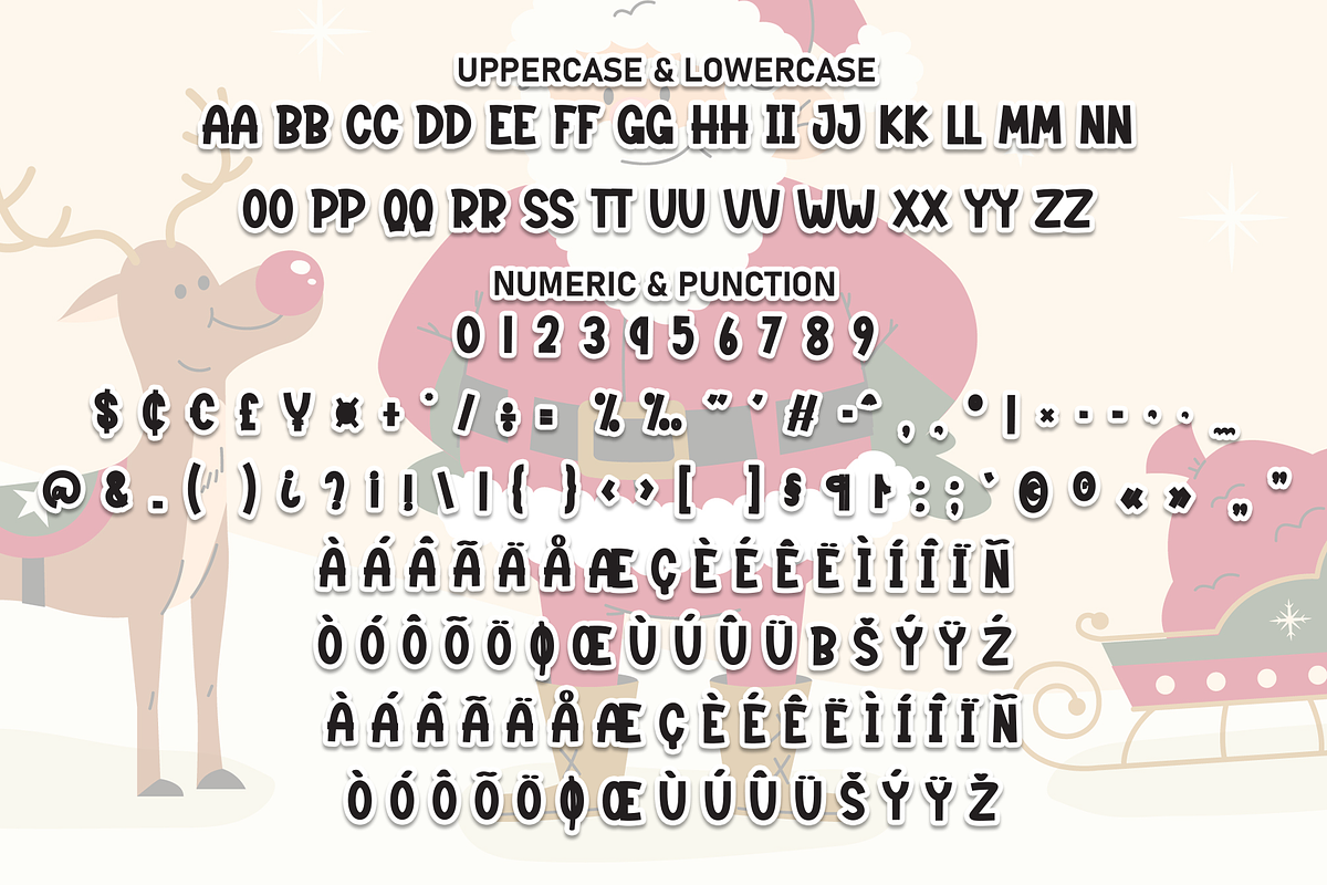 Santa Cartoon | Script Font, a Script Font by Scratchones (Photo 7 of 9)