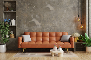 Living room in loft