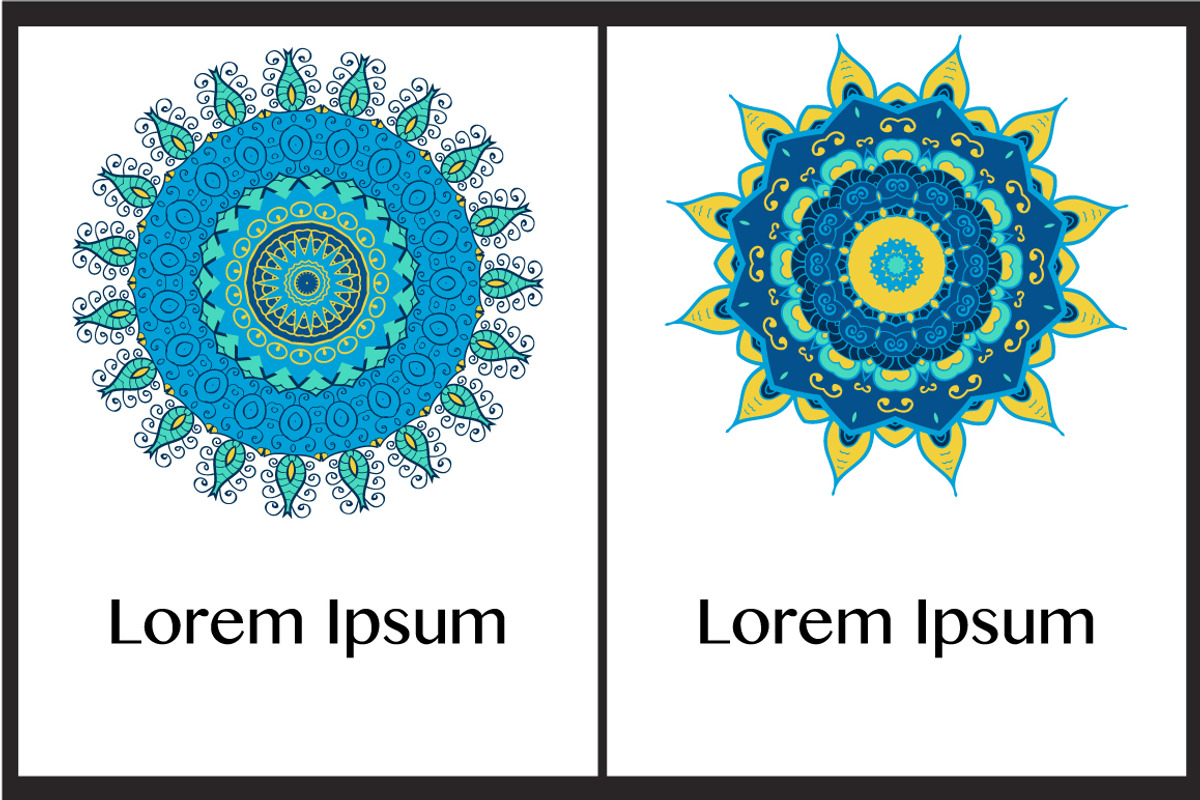 Set of 4 cards,flyers or invitations, a Card Template by Della_Liner (Photo 2 of 2)
