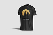 Realistic T-Shirt Mockup, an Apparel Mockup by graphiccrew (Thumbnail 4 of 12)