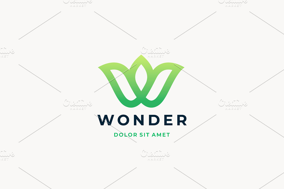 Letter W logo template., a Branding & Logo Template by lettett