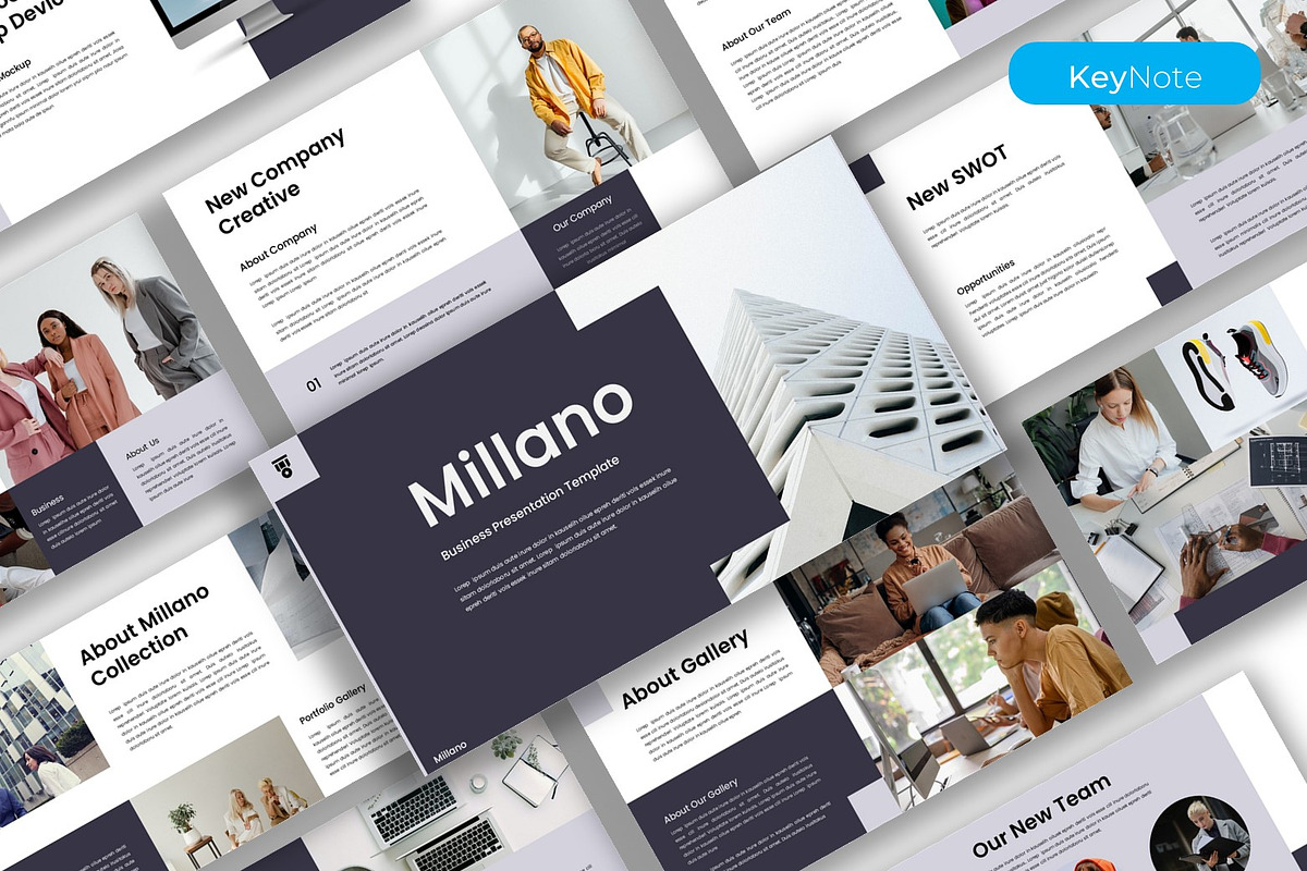 Corporate Company Keynote Template, a Presentation Template by kreatifreya (Photo 1 of 5)
