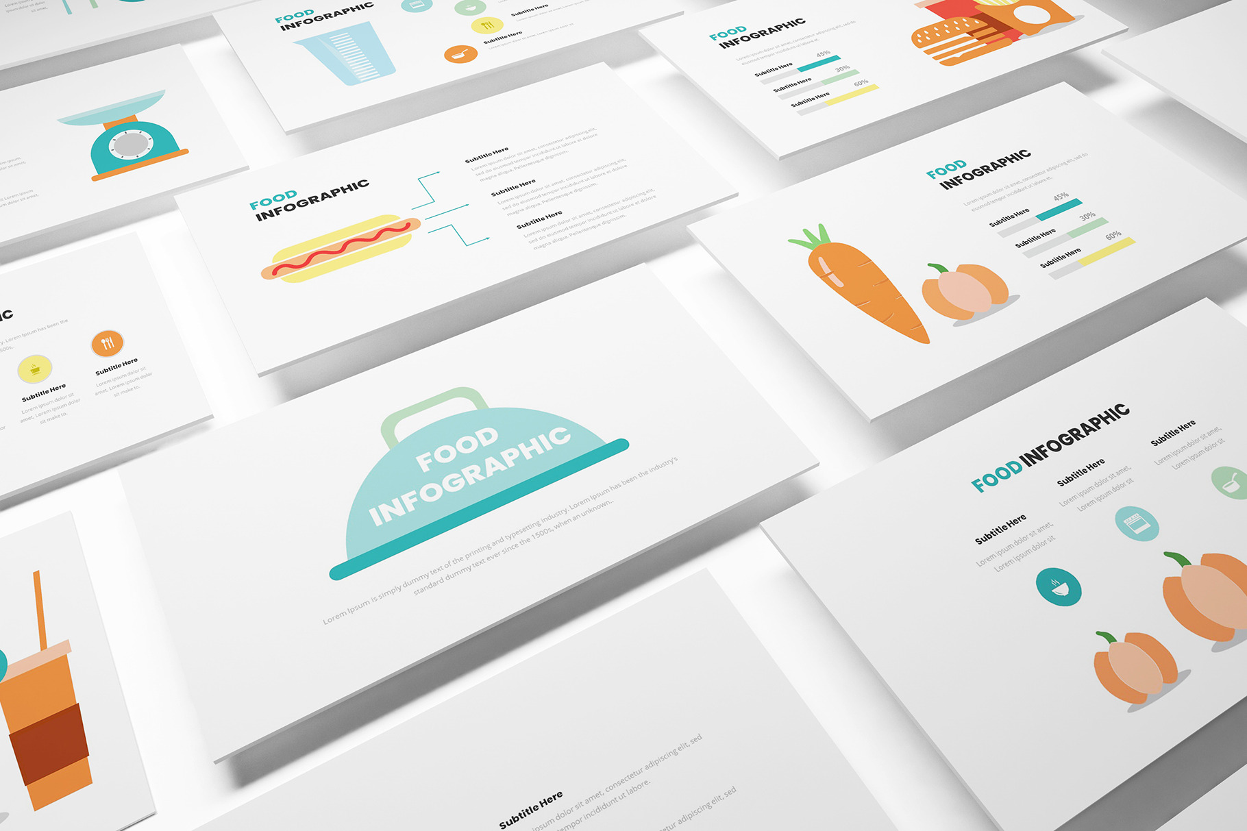 Food Infographic Powerpoint Template, a Presentation Template by ...