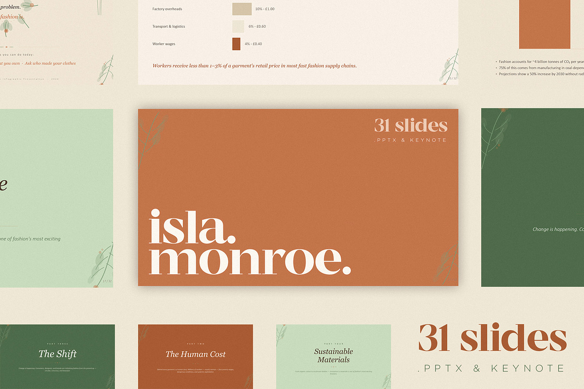 Isla Monroe | Powerpoint Template, a Presentation Template by Layerform Design Co. (Photo 6 of 6)
