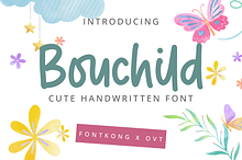 Bouchild - A Cute Handwritten Font