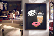 Takeaway Coffee and Sweet Food, an Object Graphic by Sonya Illustrations (Thumbnail 5 of 10)