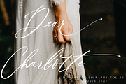 Balzak // Organic Calligraphy, a Script Font by PeachCreme (Thumbnail 3 of 12)