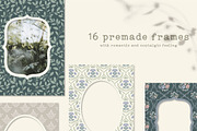 Vintage wallpaper pattern background, a Pattern Graphic by Cozy pattern shop (Thumbnail 6 of 12)