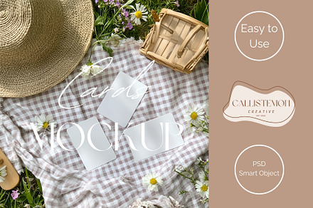 5x7 Card Mockup Picnic CA-PI-01