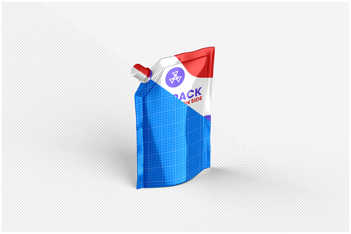 Doypack with Spout on Side Mockup, a Packaging Mockup by Illusiongraphic (Photo 14 of 25)
