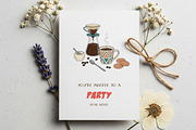 Coffee Morning Hand-drawn PNG Bundle, an Illustration by GlitterCraft (Thumbnail 51 of 101)