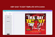 Editable Night Club Flyer, a Templates & Theme by iDoodle Studio (Thumbnail 3 of 5)