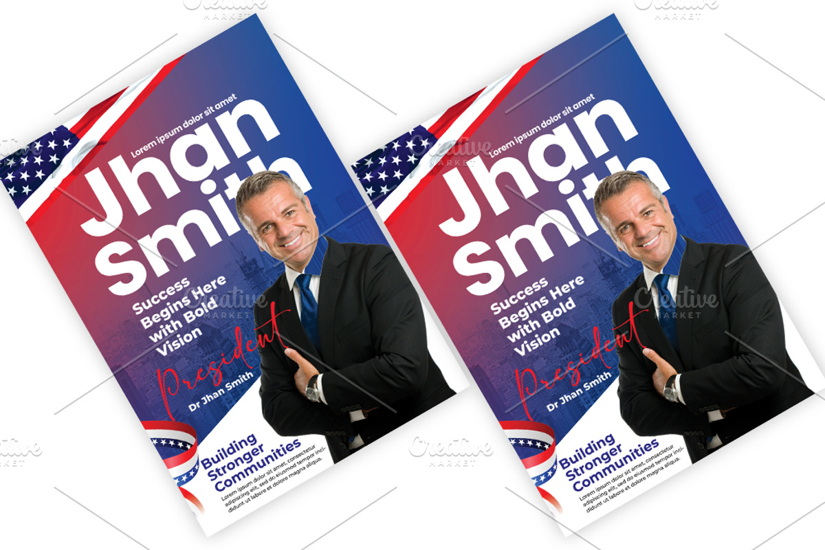 Political Campaign Flyer Template, a Flyer Template by Artonix (Photo 2 of 3)
