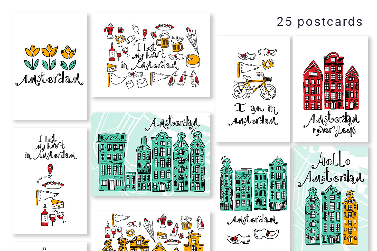 Welcome to Amsterdam!, an Illustration by Ja Polina ArtShop (Photo 11 of 13)