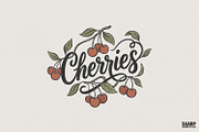 Cherries PNG, Hand Drawn Fruit, an Illustration by SharpMarketplace (Thumbnail 1 of 4)
