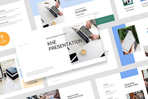 Khe : Annual Report Powerpoint, a Presentation Template by Punkl Camp