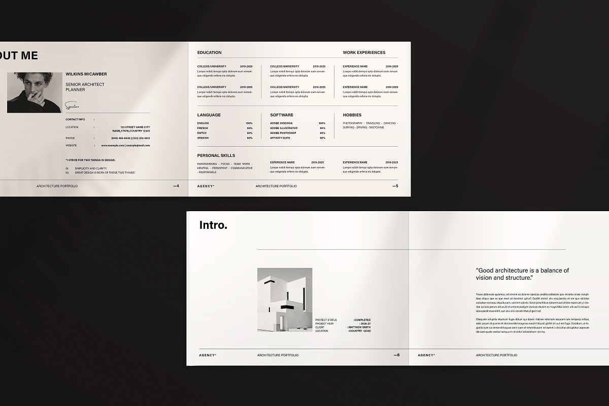 Architecture Portfolio Template, a Brochure Template by ArtisanaAura (Photo 6 of 22)
