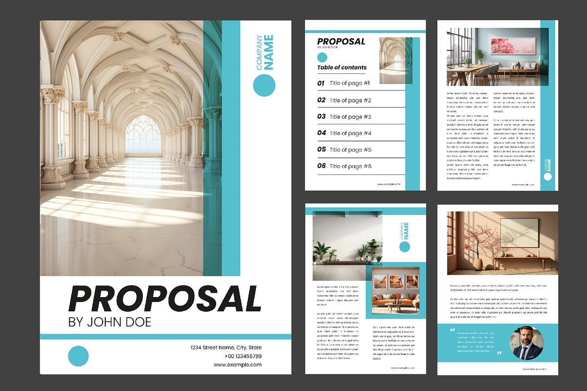 Business Proposal Template, a Templates & Theme by studiogstock (Photo 1 of 4)