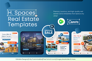 Haven Spaces - Real Estate Templates, a Social Media Template by Exceptionalways