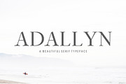 Adallyn Serif Font Family, a Serif Font by Creativetacos (Thumbnail 1 of 7)