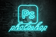Neon Effect Mockup, a Product Mockup by Salih Kizilkaya (Thumbnail 8 of 8)
