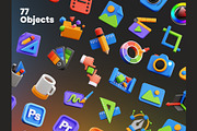 Graphic Design 3D Icons, an Object 3D Model by Rakata Studio (Thumbnail 5 of 7)