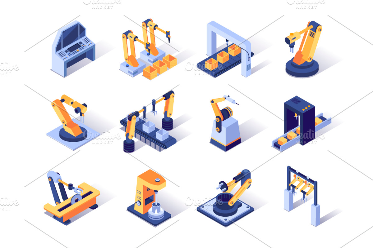 Isometric Vector Icons Pack, an Outline Icon by alexdndz (Photo 4 of 21)
