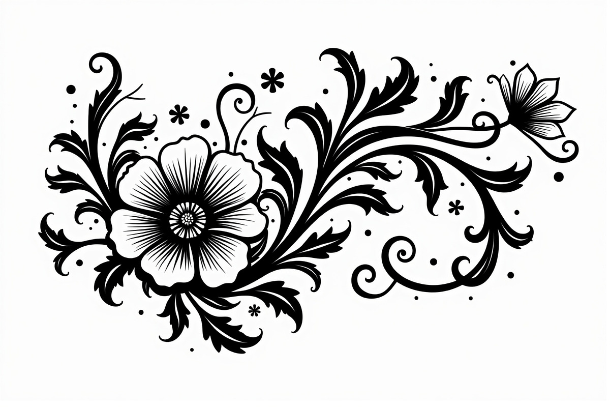 Classic Floral Border Collection, an Illustration by Artivon (Photo 4 of 21)