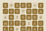 Historical Icons Set, an Outline Icon by Prosymbols (Thumbnail 8 of 8)