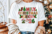 Retro Family Christmas Crew 2026 Png, a Seasonal Illustration by Rose Art (Thumbnail 4 of 4)