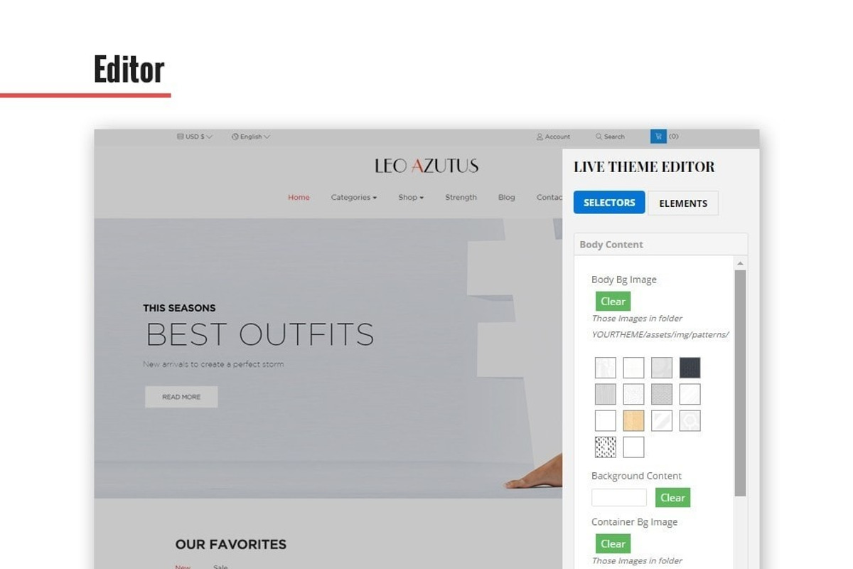 Leo Azutus Responsive Prestashop, a Bootstrap Template by LeoTheme (Photo 3 of 7)