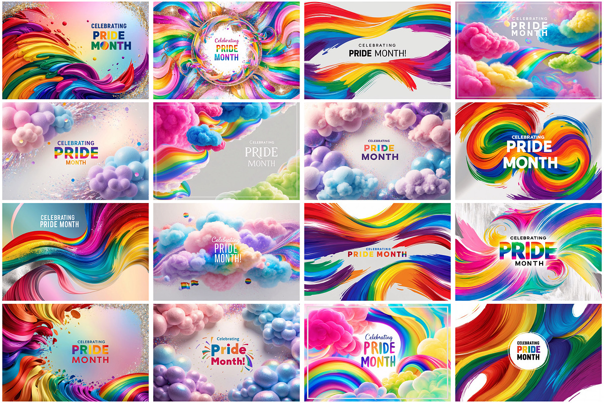 Pride Month Background, a Background Graphic by Forhadx5 (Photo 3 of 12)
